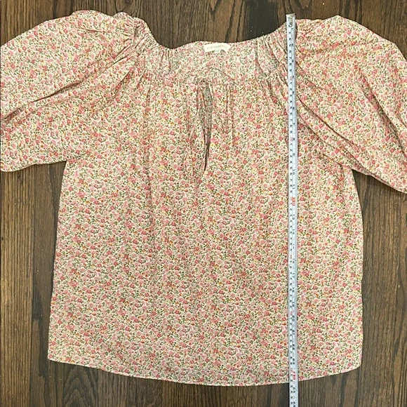 ANN MASHBURN Liberty of London Floral Pink Blouse - Picture 8 of 8